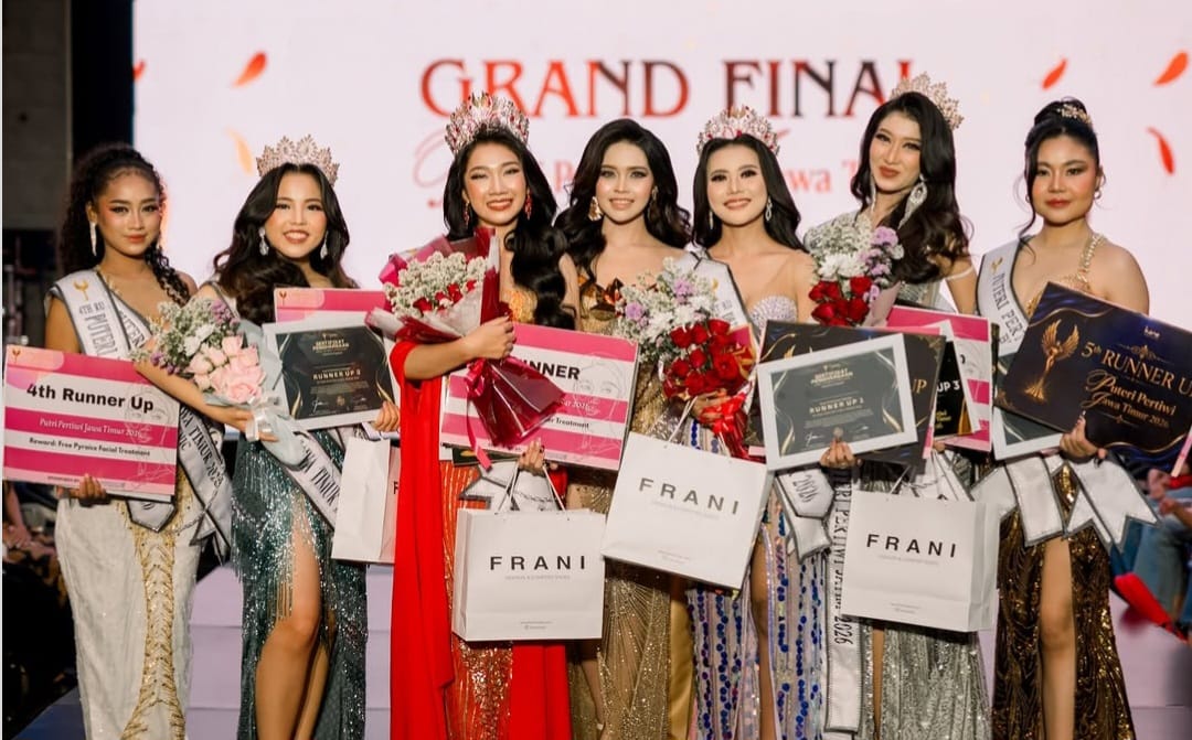 Foto finalis Puteri Pertiwi Jawa Timur sebagai visual pendukung